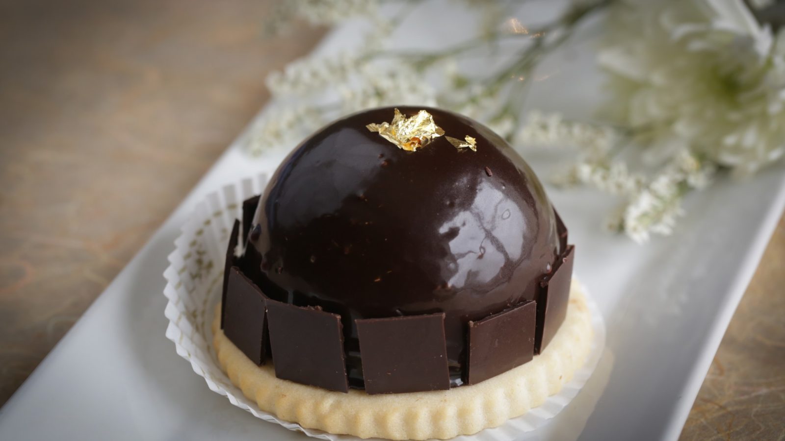 Dark Chocolate Dome Individual Dessert